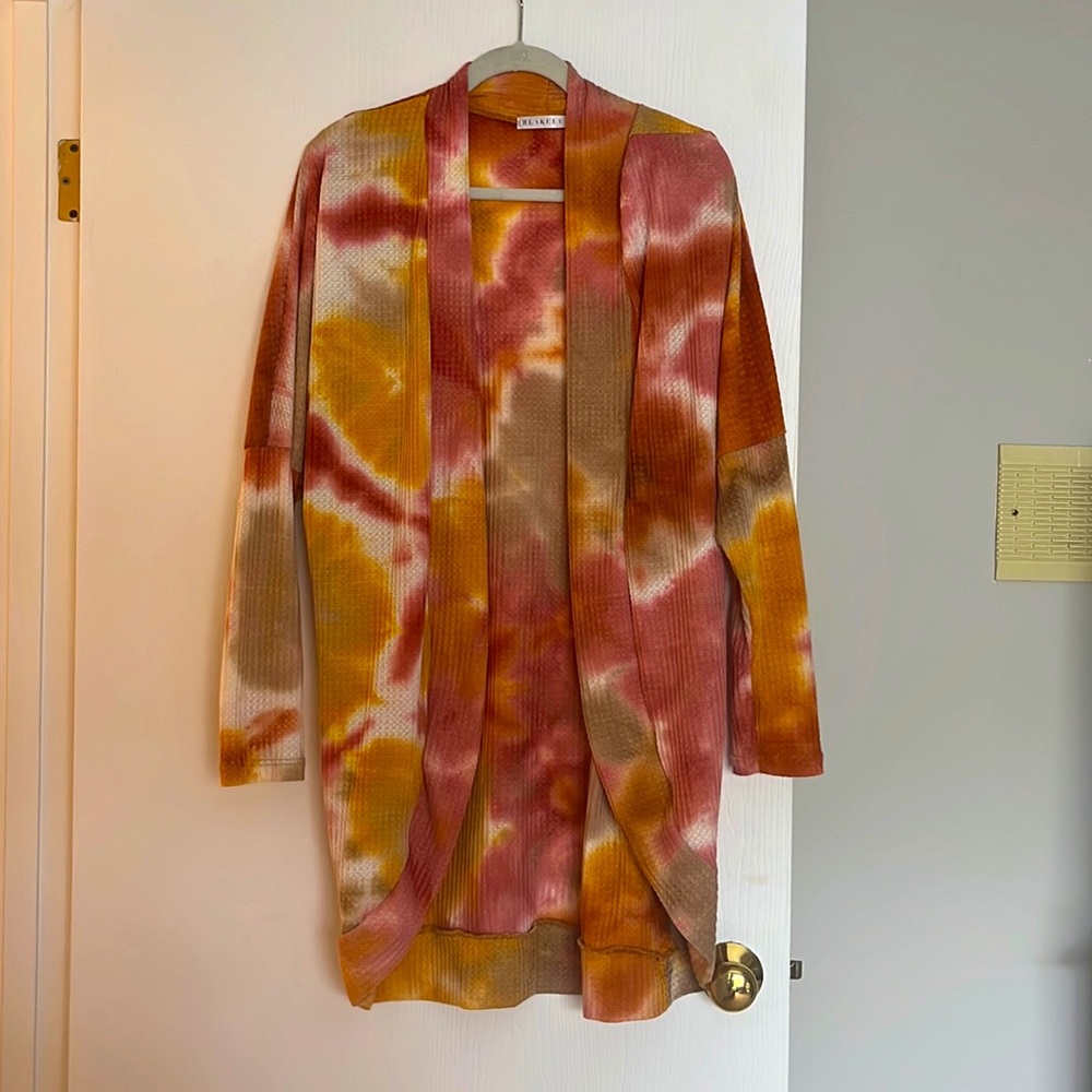 Tie dye Fall Cardigan